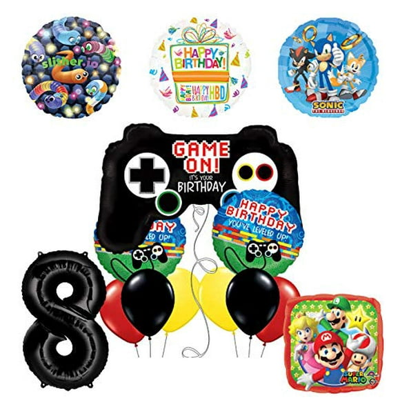 Including Llama Happy Birthday Banner Gamer Stickers for Kids/Game Fans Gaming Balloons Video Game Party Supplies Gamer Cake Topper/Cupcake Toppers 117pcs Gamer Party Supplies Including Llama Happy Birthday Banner Gamer Stickers for Kids/Game Fans Gaming Balloons Video Game Party Supplies Gamer Cake Topper/Cupcake Toppers 117pcs Gamer Party Supplies